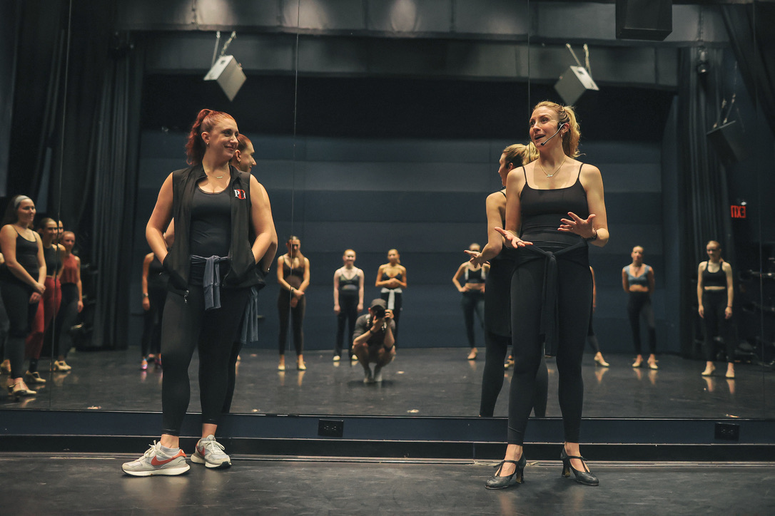 PDC founders Sarah Hoge and Katie Walker leading a workshop together